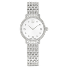 swarovski imber watch  swiss made  metal bracelet  silver tone  stainless steel