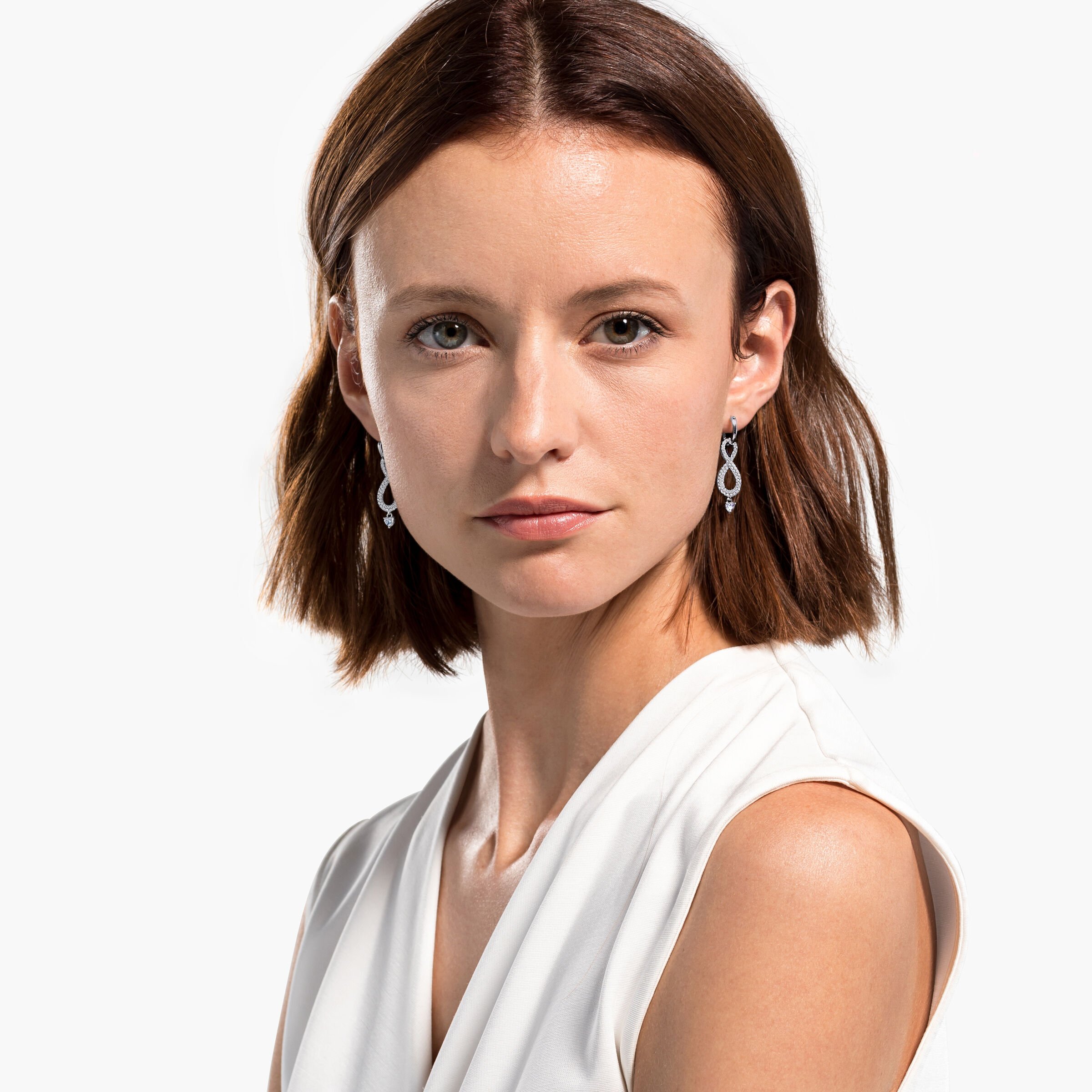 Swarovski infinity earrings store