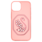 swarovski signum smartphone case swan iphone 14 pink