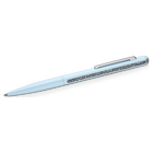 swarovski crystal shimmer ballpoint pen light blue chromed plated