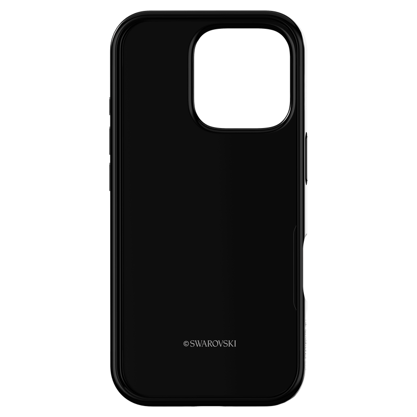 swarovski high smartphone case  iphone  16 pro  black