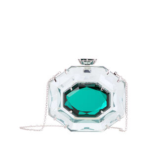 Lucent Crystal Emerald Handbag