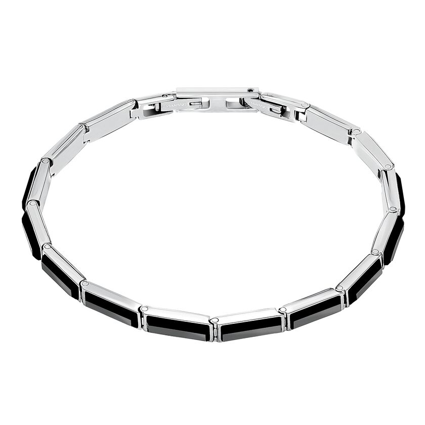Govern Bracelet, Black, Stainless steel