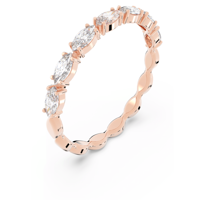 swarovski matrix vittore ring  marquise cut  white  rose gold tone plated