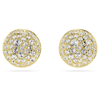 swarovski sublima stud earrings white gold tone plated