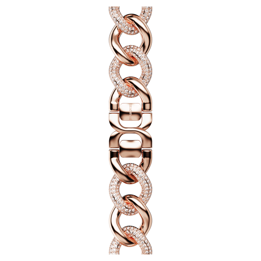 swarovski chain strap  for apple watch  40mm   41mm  rose gold tone  rose gold tone finish