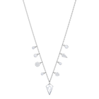 Lucy Kite Choker, White, Rhodium plating