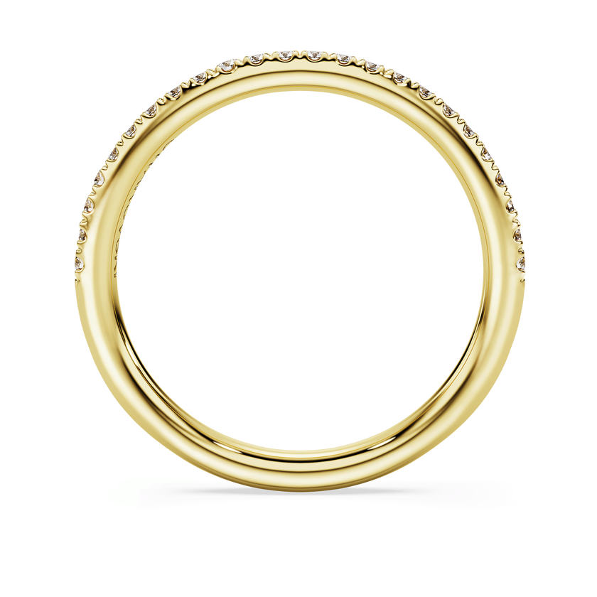 swarovski eternity band ring  laboratory grown diamonds 0 2 ct tw  18k yellow gold