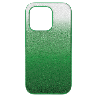 swarovski high smartphone case  iphone  14 pro  green