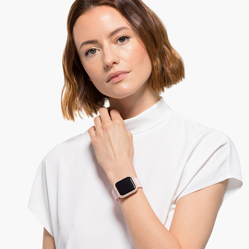 Buy Swarovski 40Mm Sparkling Case Compatible With Apple Watch®, Rose-Gold  Tone