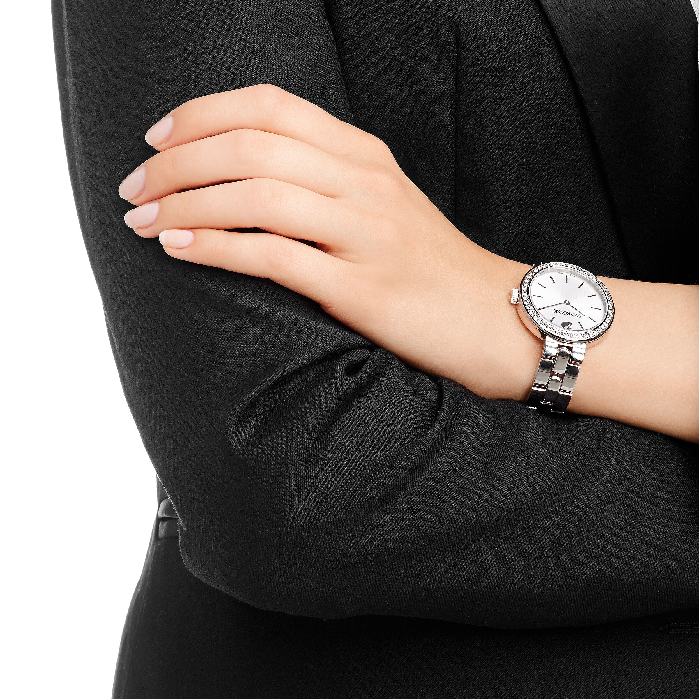 Buy Swarovski Daytime Watch Metal bracelet Silver Tone