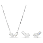 swarovski mesmera set mixed cuts white rhodium plated