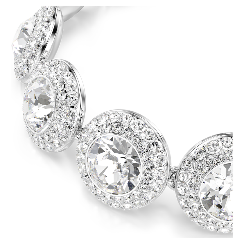swarovski una angelic bracelet  white  rhodium plated