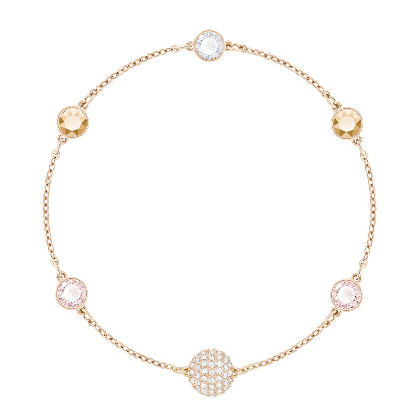 Swarovski Remix Collection Timeless Strand, Rose, Rose-gold tone plated