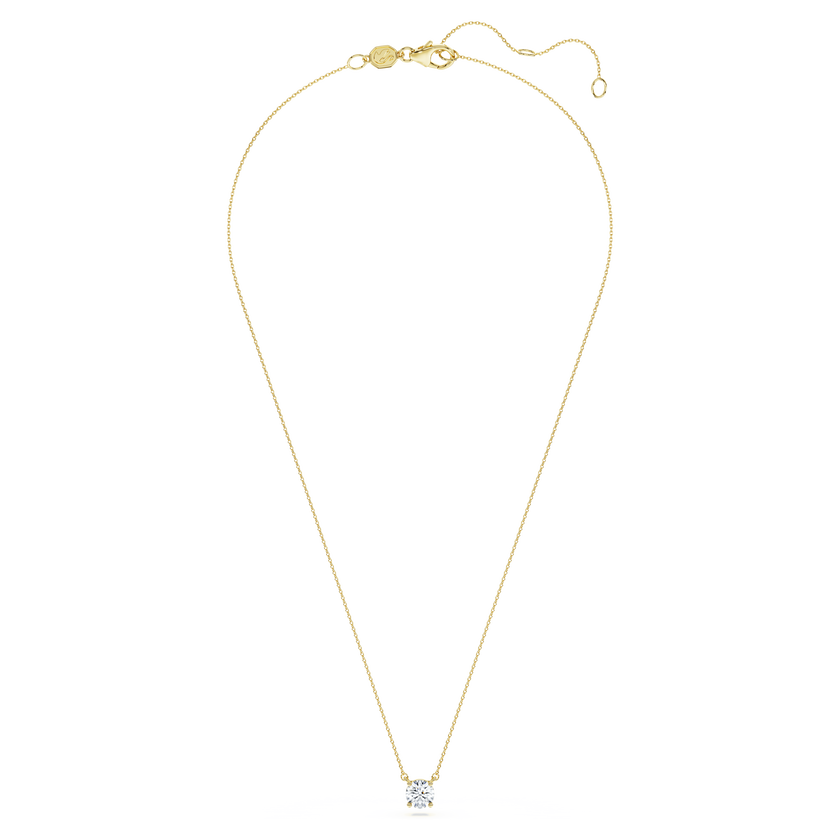 swarovski eternity pendant  laboratory grown diamonds 1 ct tw  18k yellow gold