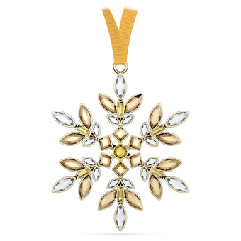 swarovski gema holiday ornament  yellow