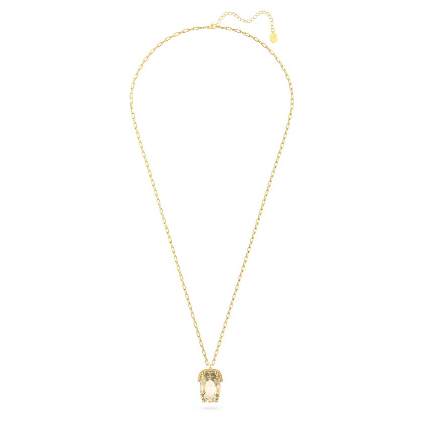 Buy Swarovski Harmonia pendant, Oversized crystal, Gold tone, Gold-tone ...
