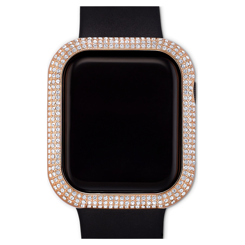 swarovski sparkling case  for apple watch  series 4   5  40 mm  rose gold tone