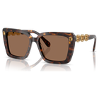 swarovski sunglasses square shape sk6032 brown