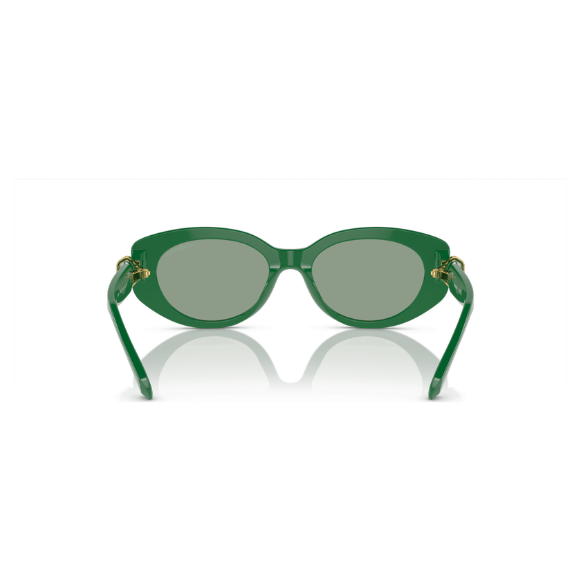 swarovski sunglasses  cat eye shape  sk6002el  green