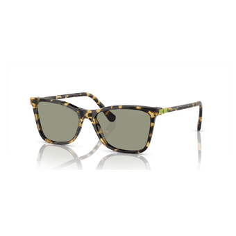 swarovski sunglasses  square shape  sk6004el  brown