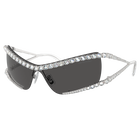 Sunglasses, Mask, Silver tone