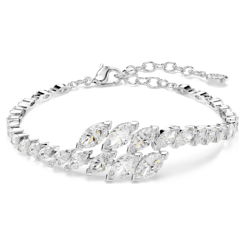 swarovski mesmera bracelet  marquise cut  white  rhodium plated