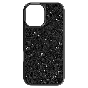 swarovski high smartphone case scattered design iphone 16 black