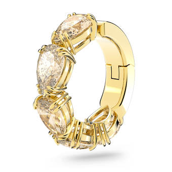 millenia ear cuff  pear cut swarovski zirconia  yellow  gold tone plated