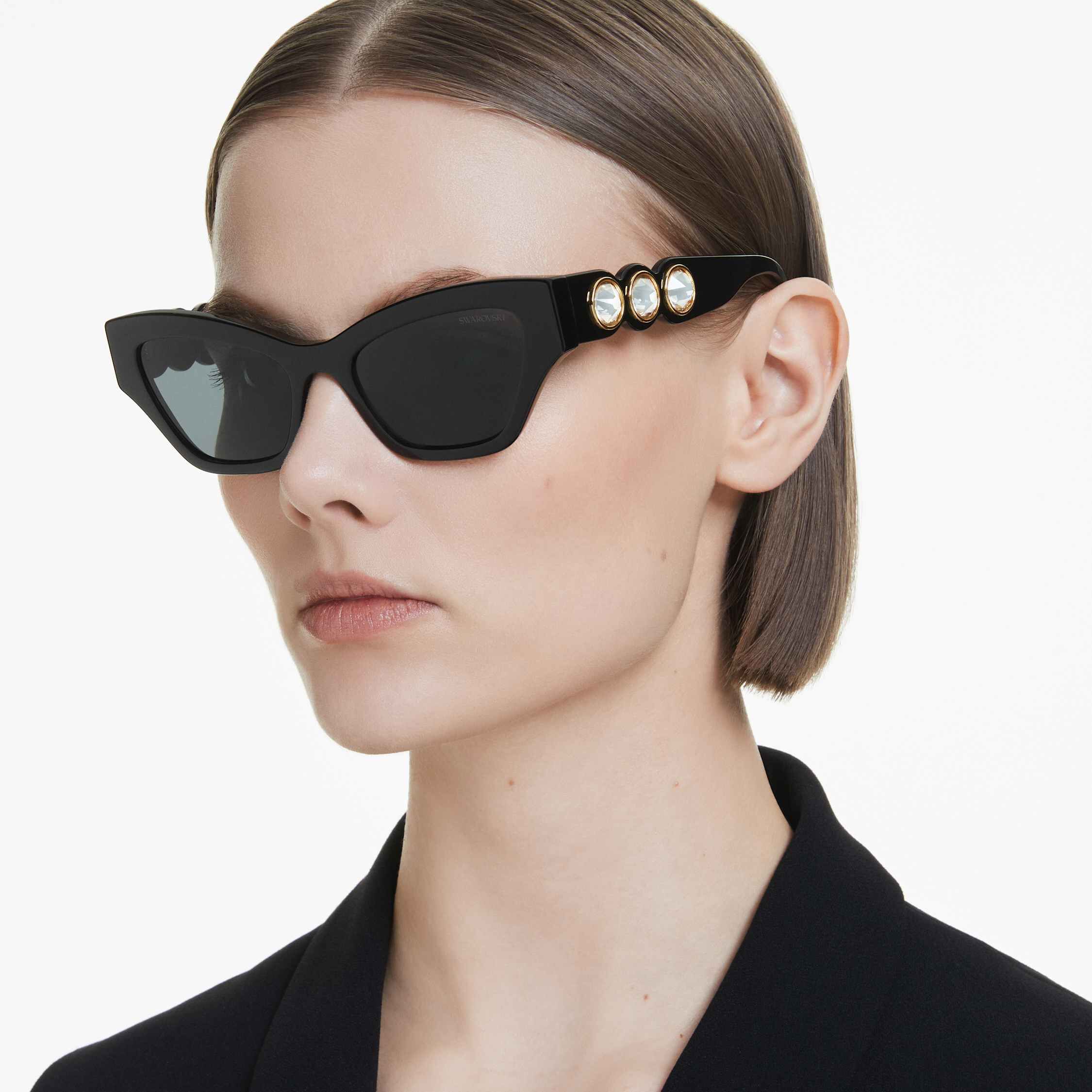 Sunglasses cat eye black hotsell