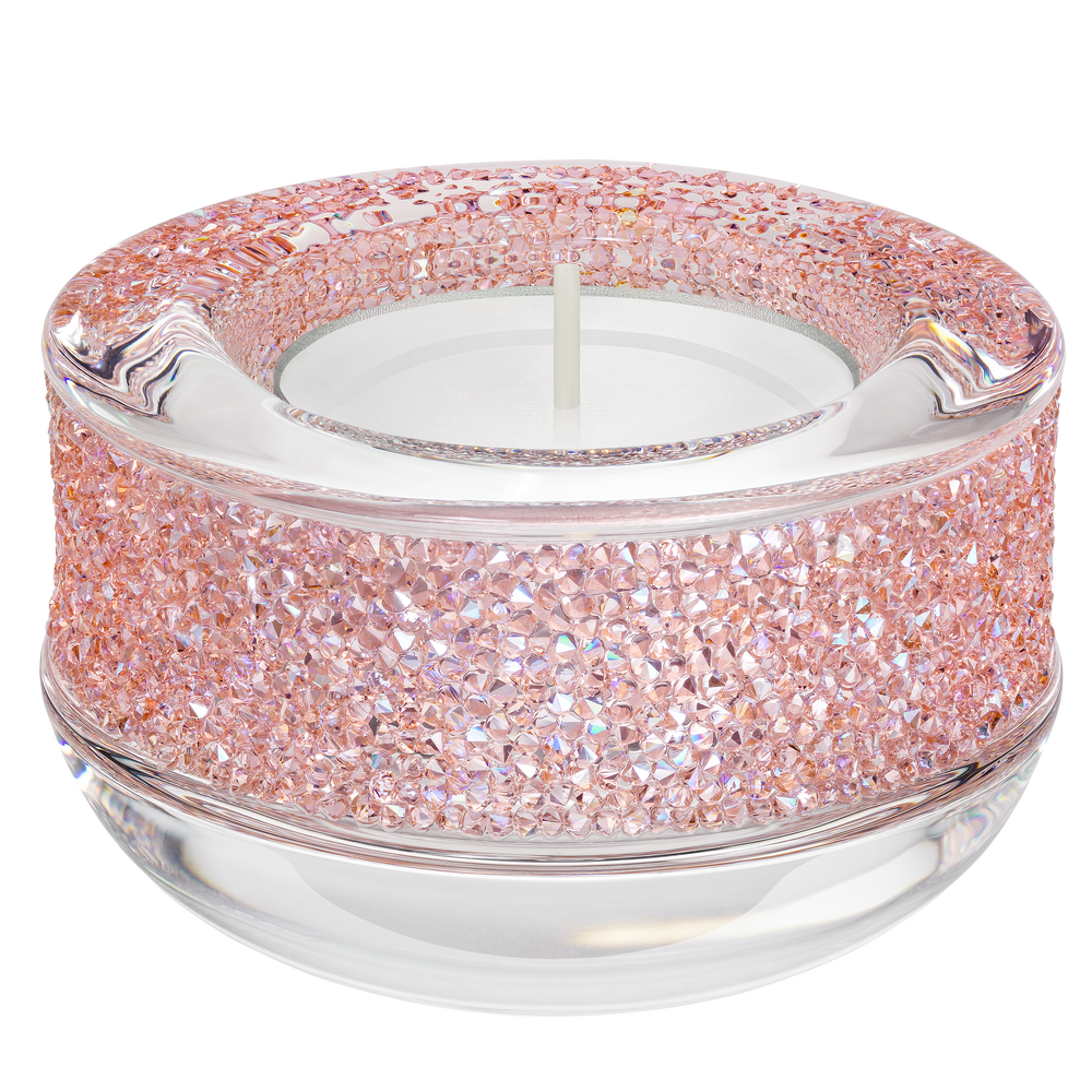 Buy Swarovski Shimmer Tea Light Holder, Pink in Dubai, Abu Dhabi, UAE 5465397