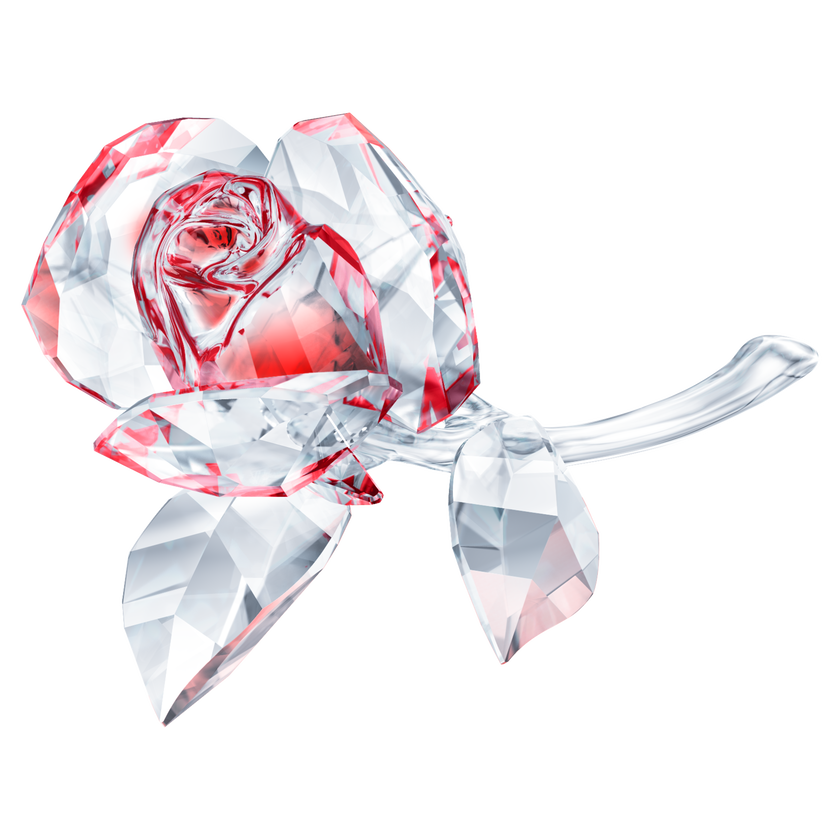 swarovski blossoming rose  red