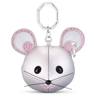 swarovski icons key ring mouse multicolored stainless steel
