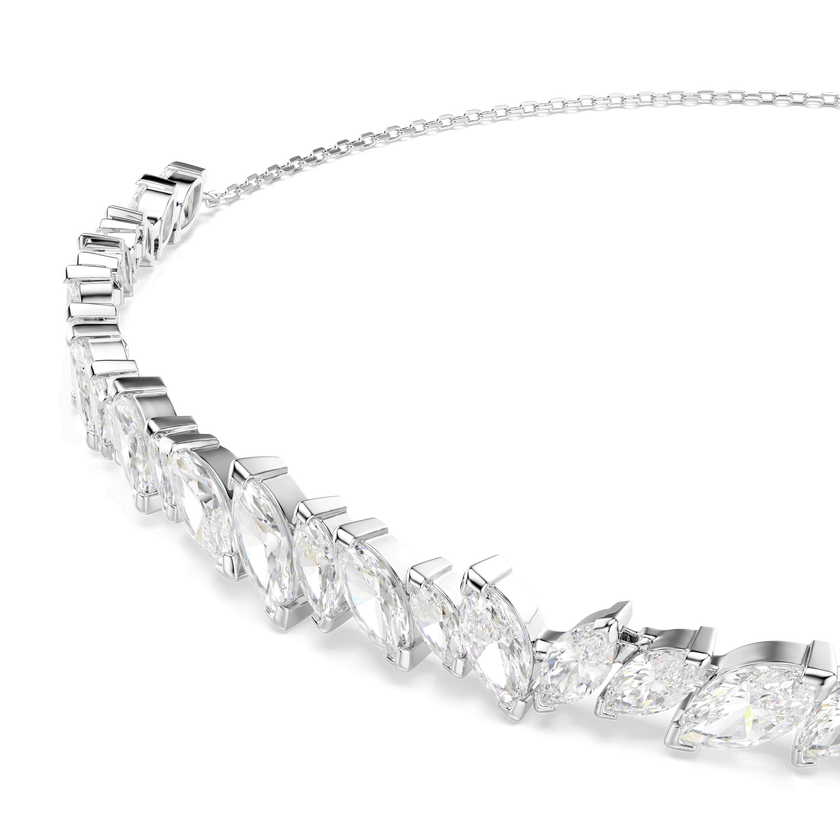 swarovski mesmera choker  marquise cut  white  rhodium plated