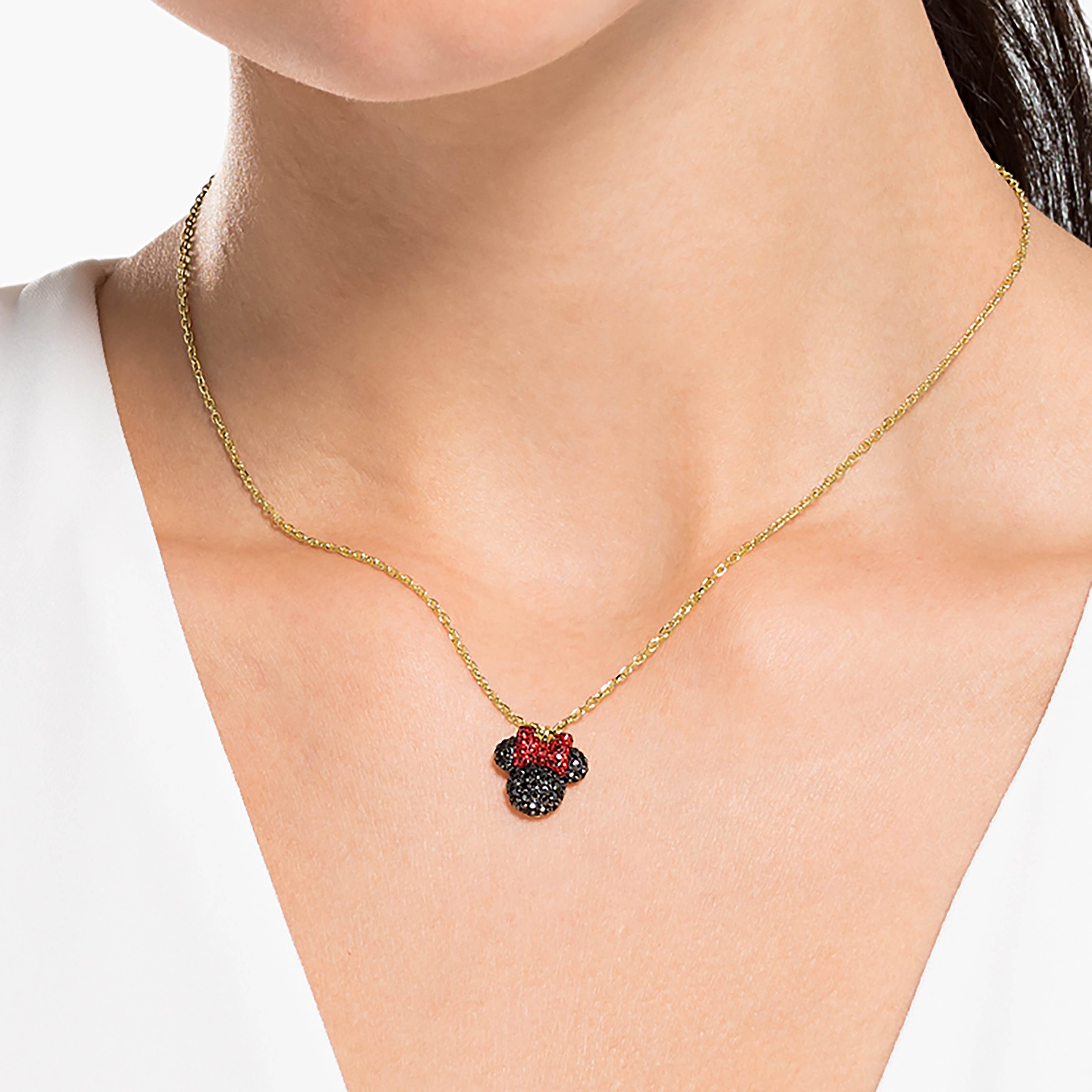 Swarovski minnie mouse necklace discount