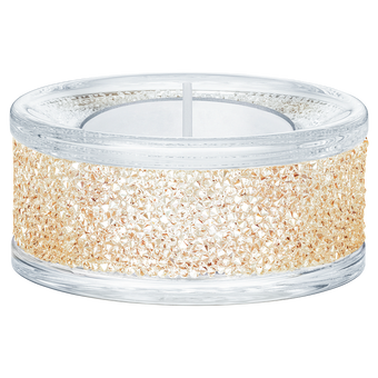swarovski shimmer tea light holders gold tone