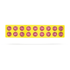 swarovski chroma hair clip pink gold tone plated