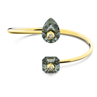 swarovski studiosa bangle gray gold tone plated