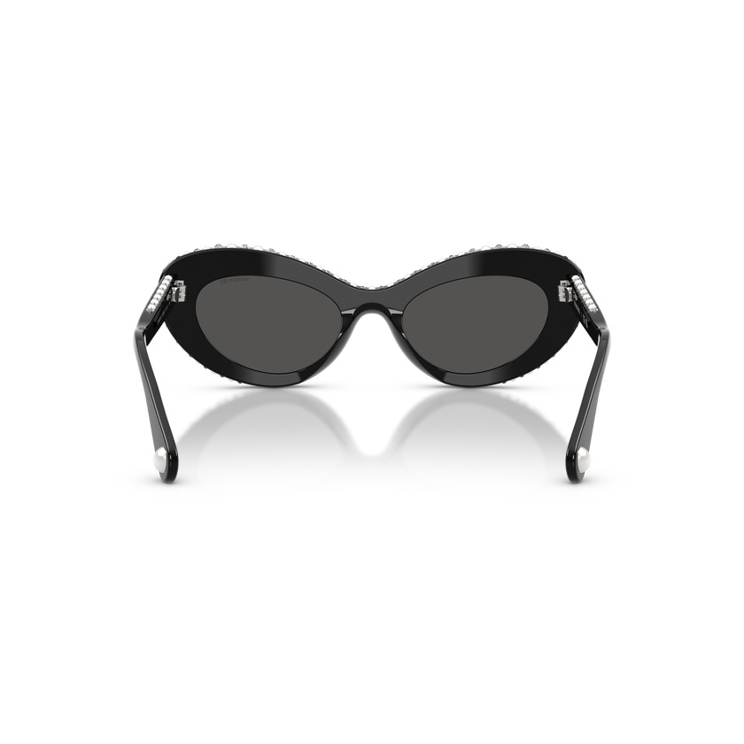 swarovski sunglasses  cat eye shape  sk6061u  black