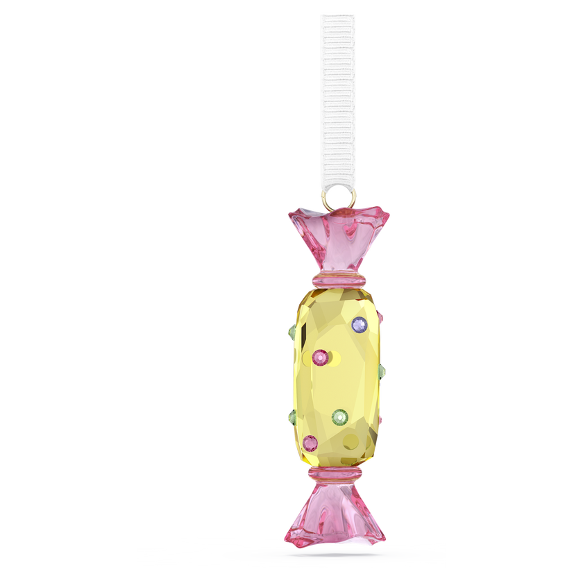 swarovski holiday cheers dulcis candy ornament  yellow
