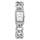 Cocktail Watch, Metal bracelet, Silver Tone, Stainless steel