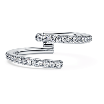 swarovski eternity open band ring laboratory grown diamonds 0 2 ct tw 18k white gold