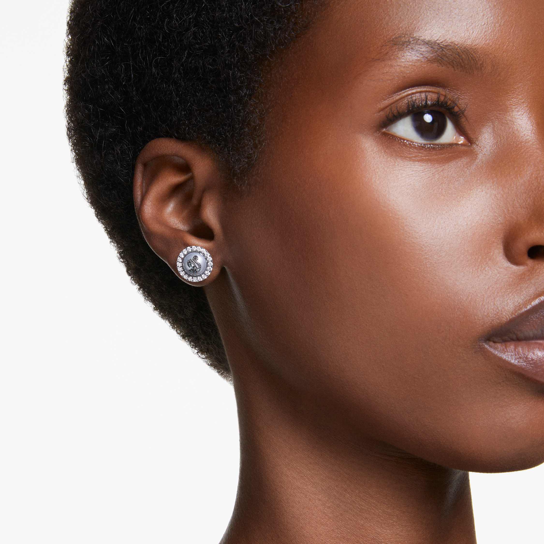 Swan pierced earrings hot sale