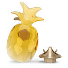 swarovski jungle beats pineapple magnet yellow large