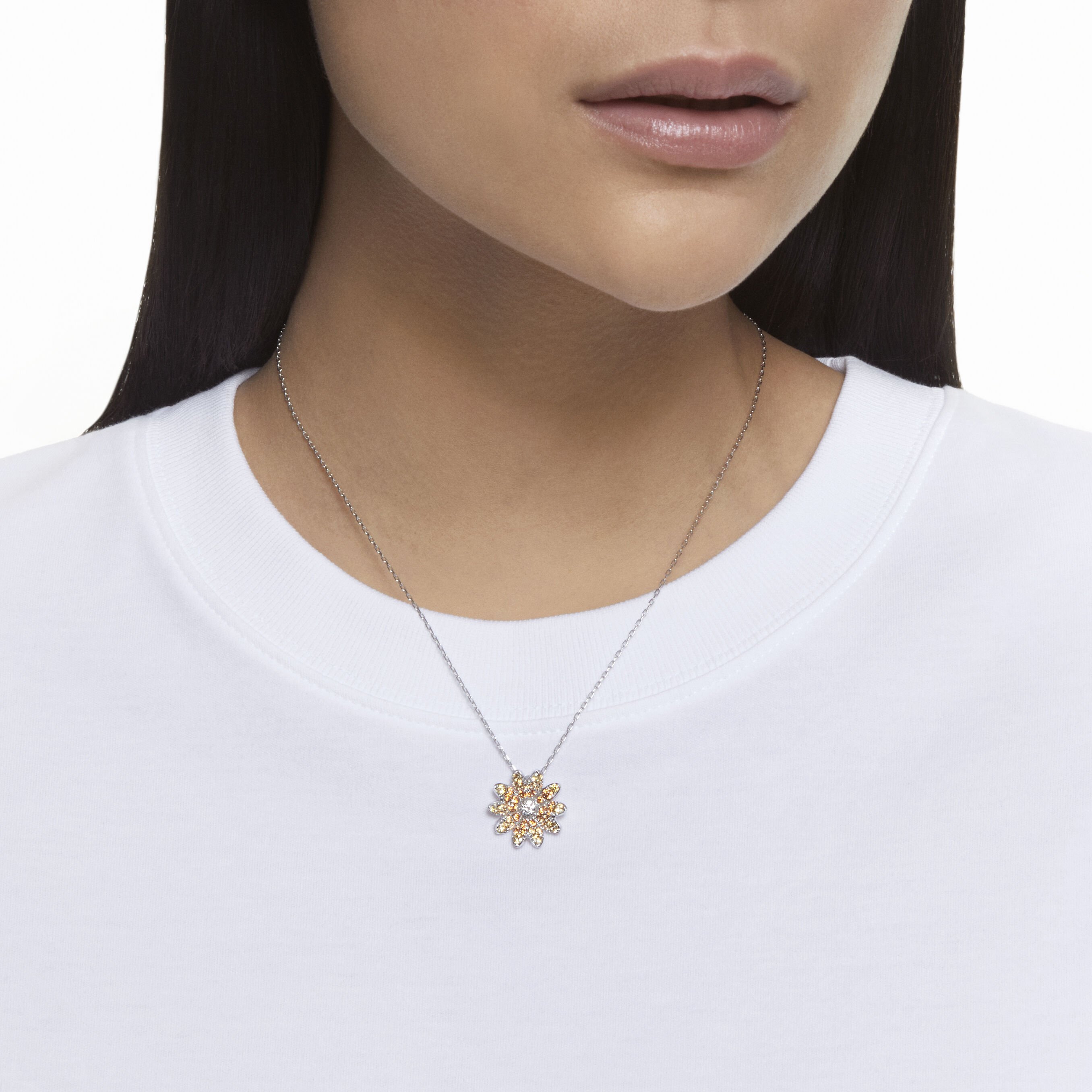 Swarovski eternal cheap flower necklace