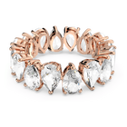 swarovski matrix vittore ring  drop cut  white  rose gold tone plated