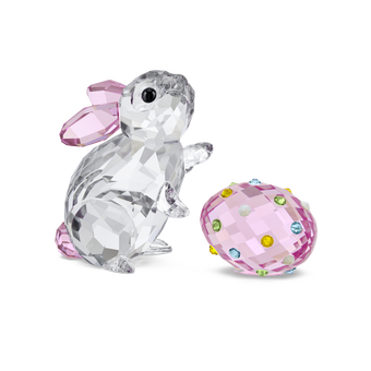swarovski idyllia rabbit and egg
