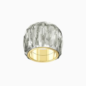 Nirvana Ring, Gray, Gold-tone PVD