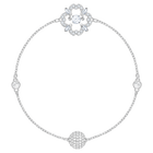 Swarovski Remix Collection Sparkling Dance Flower, White, Rhodium Plating