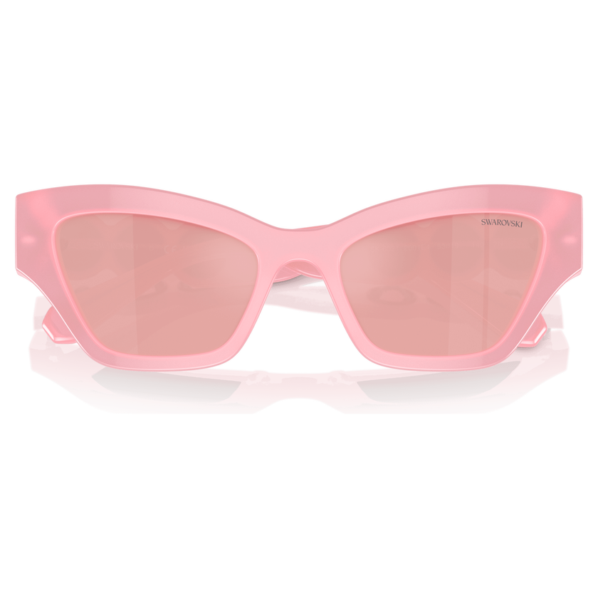 swarovski sunglasses  cat eye shape  pink